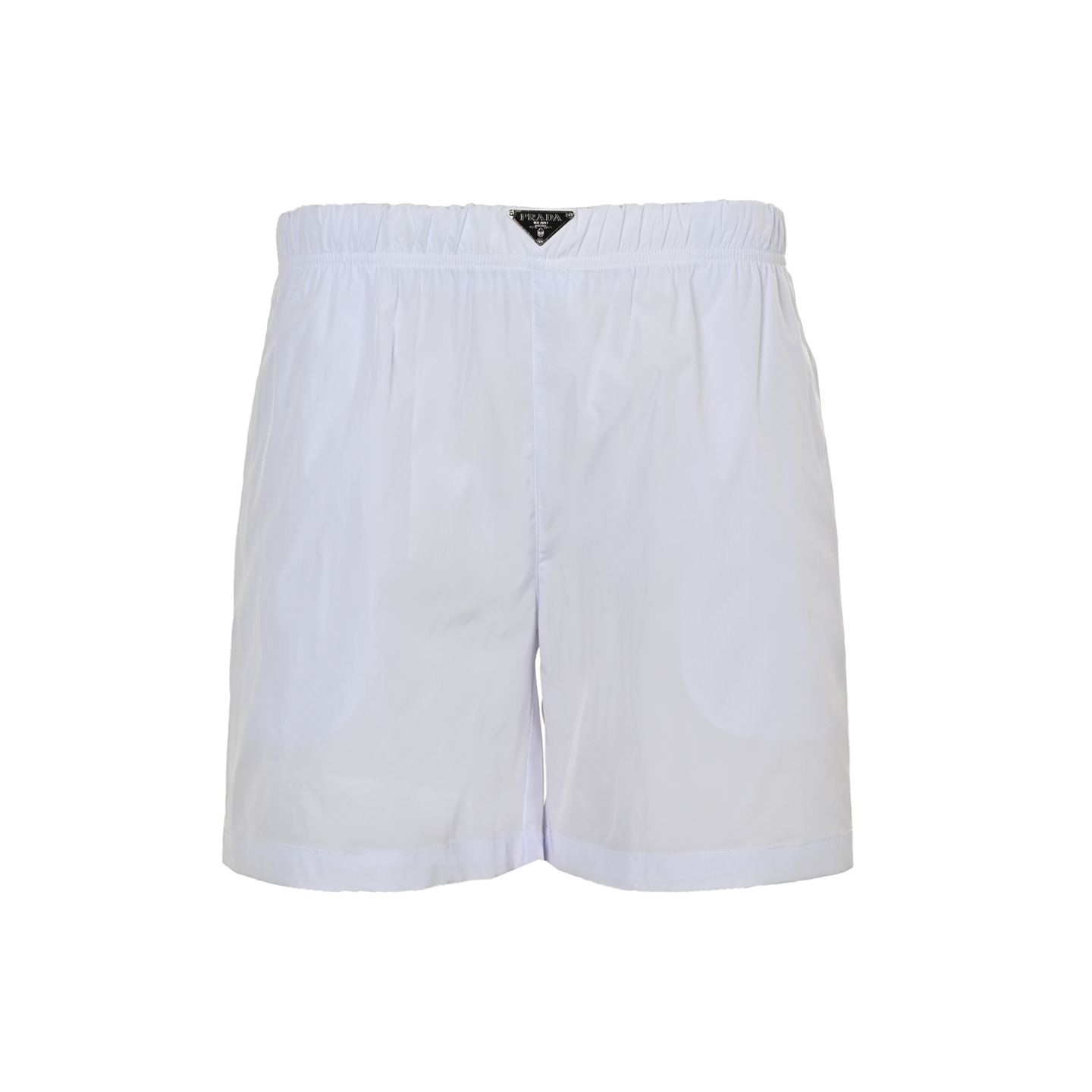 Prada 25ss waist triangle logo beach shorts
