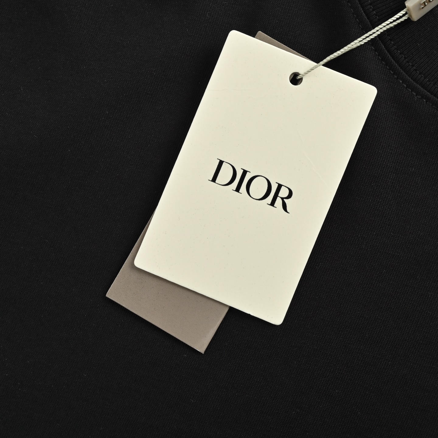 Dior 25ss toothbrush flocked lettering short sleeve