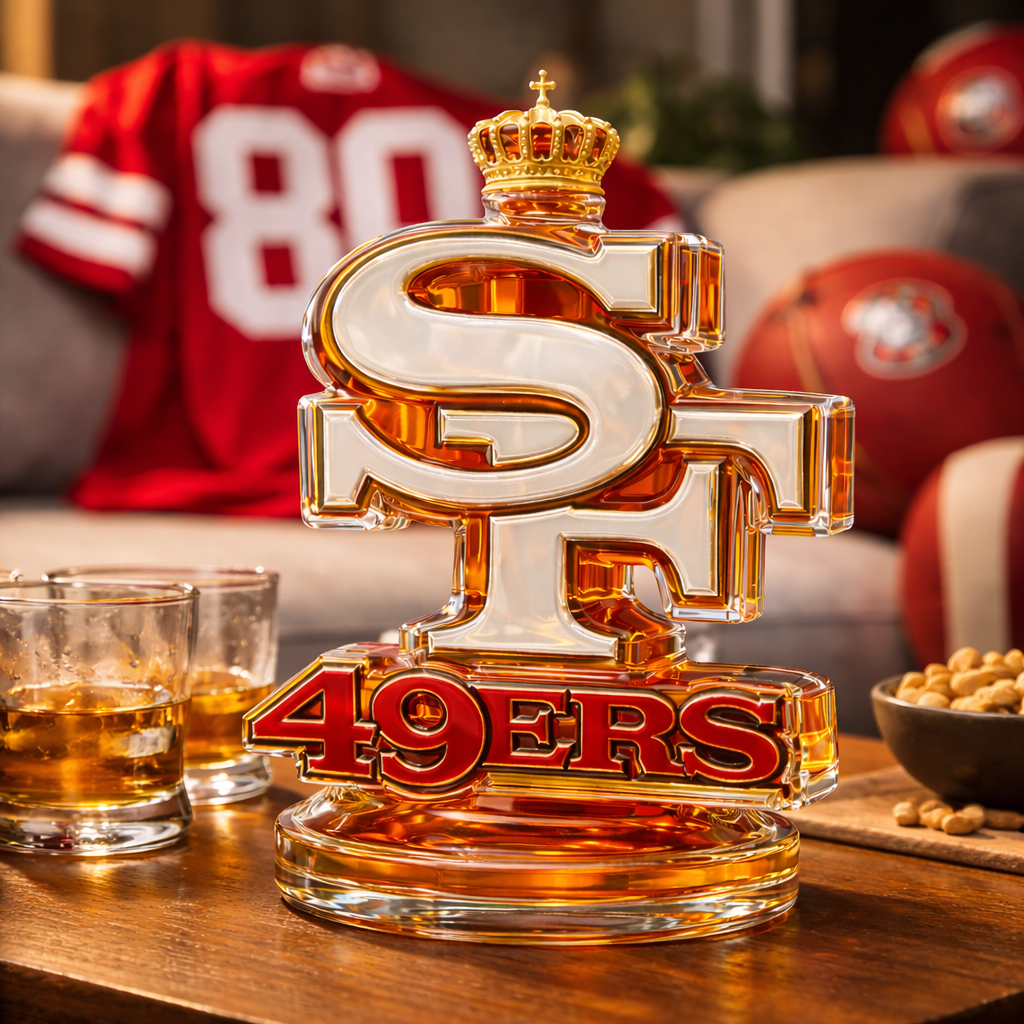 San Francisco 49ers Crown Edition Commemorative Display Bottle