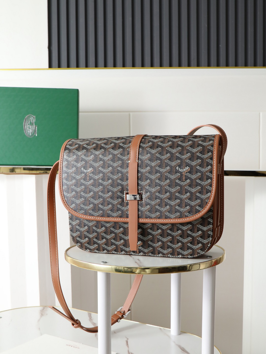 Goyard belvedère shoulder bag 244