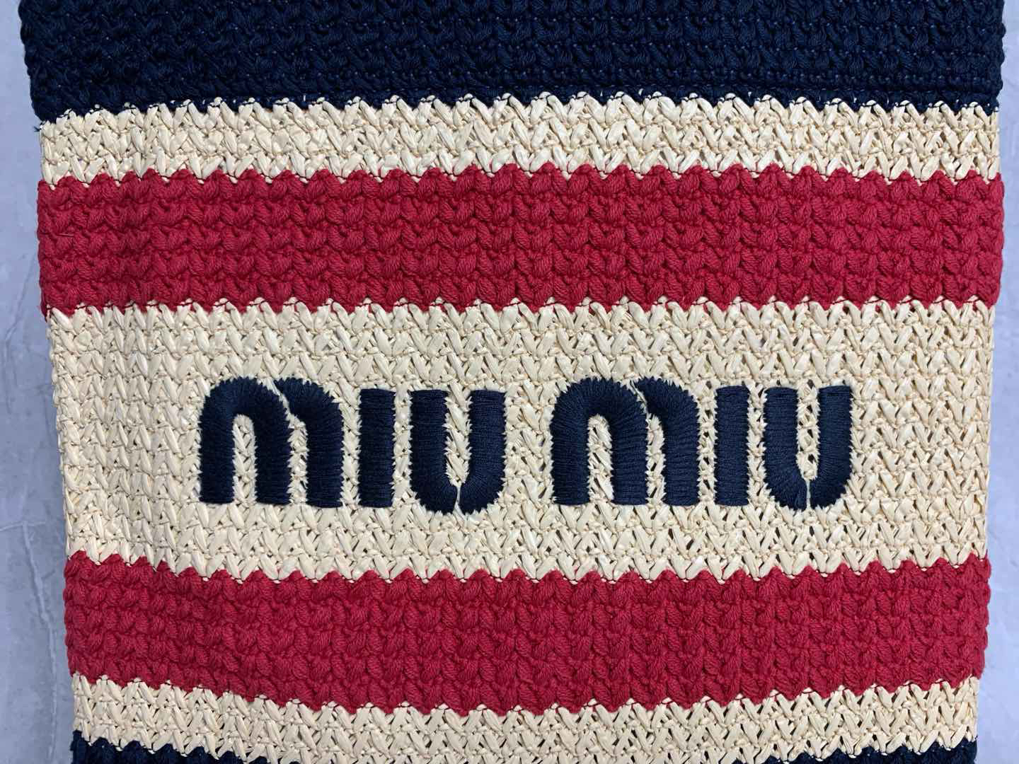 Miu Miu vertical embroidered handbag 5BG248