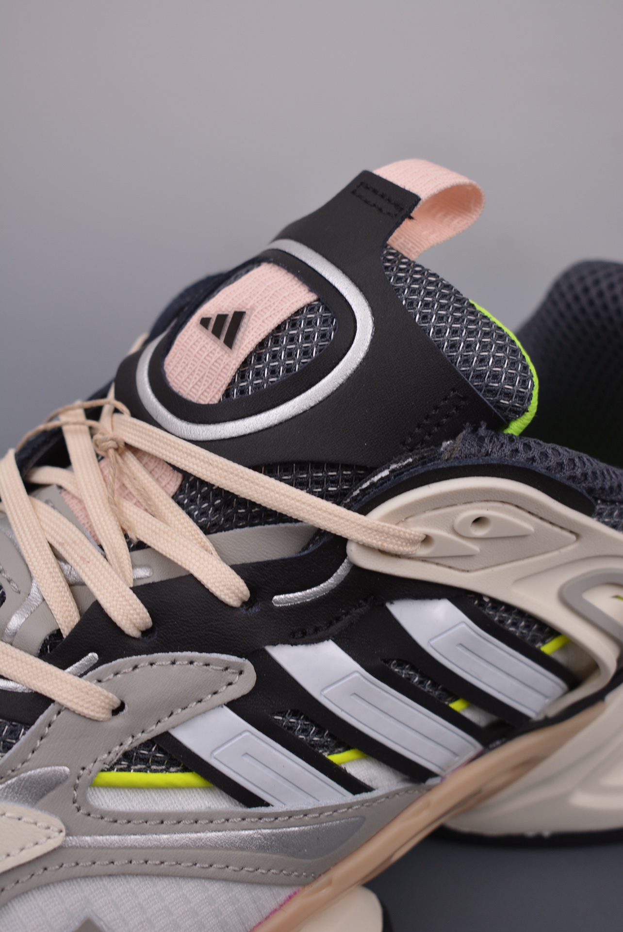 Adidas XLG Runner Deluxe Beige Dark Gray Orange Pink Green IH7796