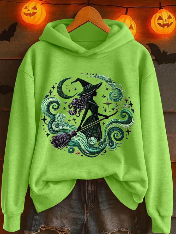 🔥Buy 3 Get 10% Off🔥Women's Halloween Print Hooded Sweatshirt
