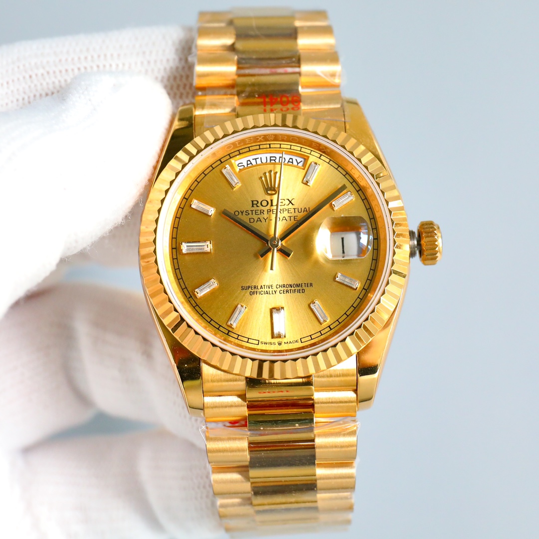 Rolex 36mm jewel dial series watch