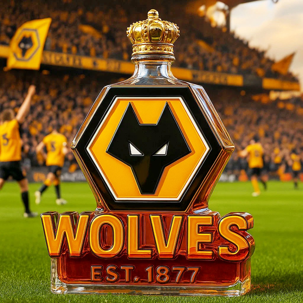 Wolverhampton Wanderers Limited Edition Whiskey Bottle