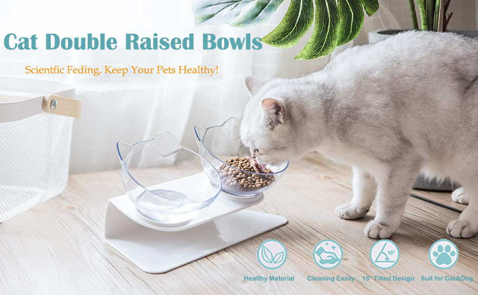 (🔥Last Day Promotion-SAVE 60% OFF)-Anti-Vomiting Ortopedic Cat Bowl-BUY 2 FREE SHIPPING