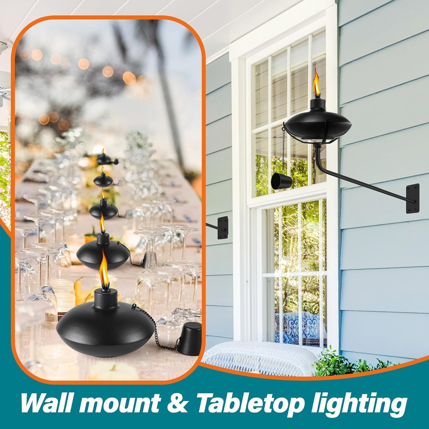 🔥ON SALE🔥Wall Mounted Citronella Torches - 2 pack