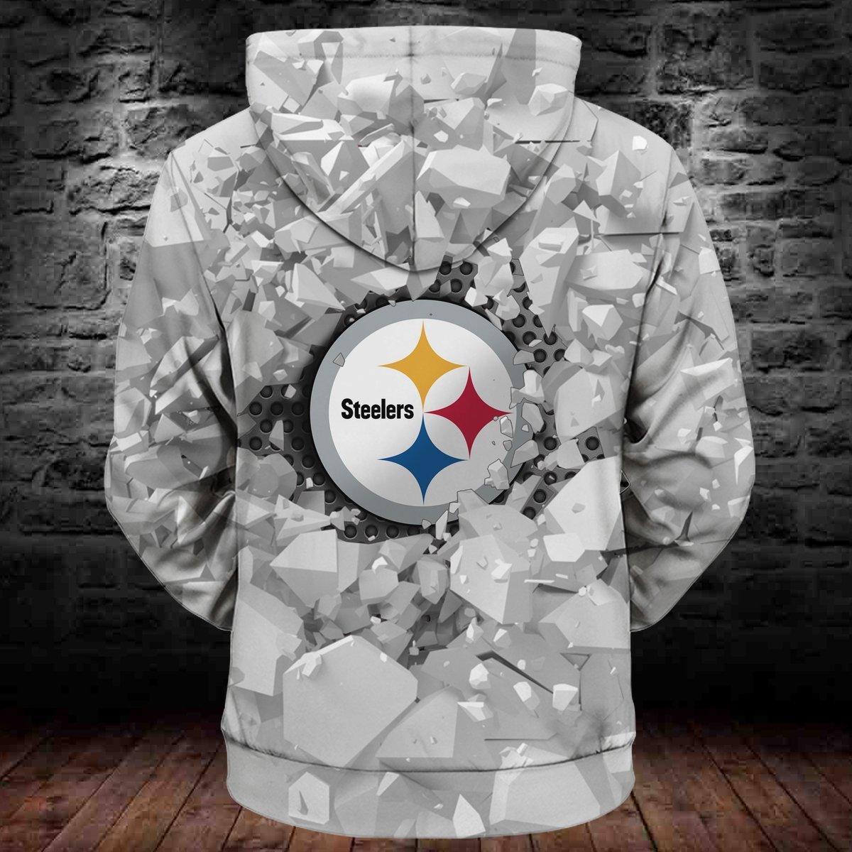 STEELERS 3D HOODIE ICE5