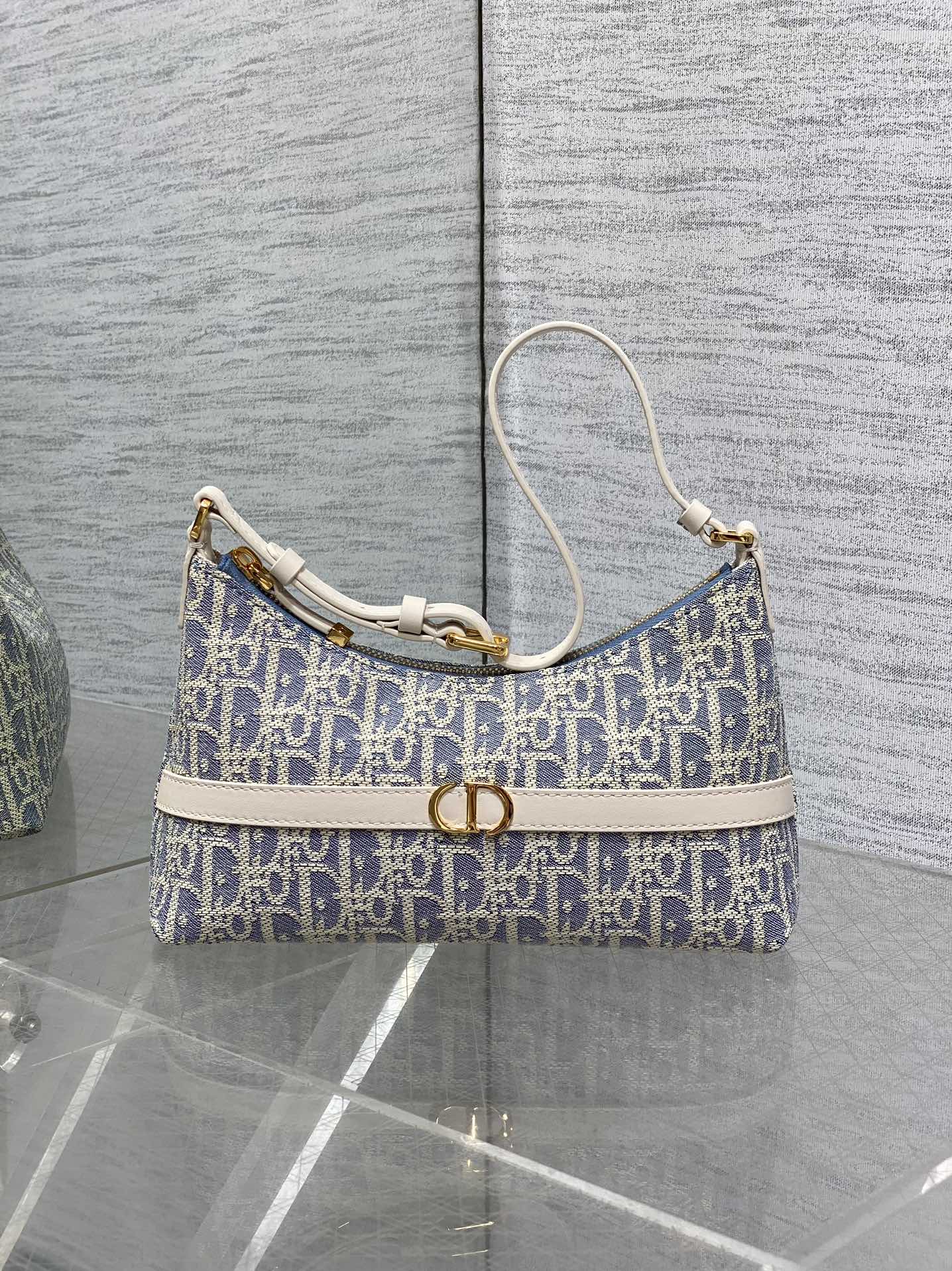 Dior Miss Caro Raffia Series Underarm Bag