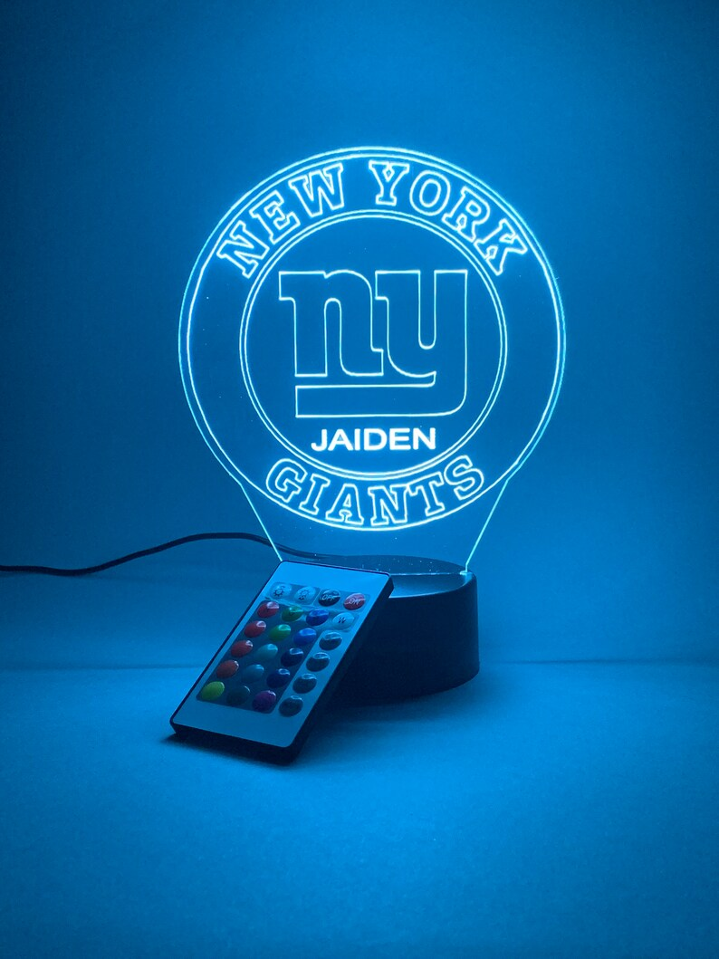 NEW YORK GIANTS 3D LAMP PERSONALIZED