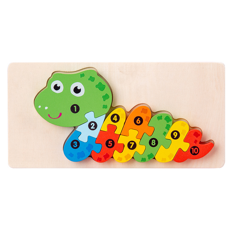 (🔥NEW YEAR HOT SALES 50% OFF)Three-dimensional wooden puzzle for children-BUY 2 GET 10% OFF