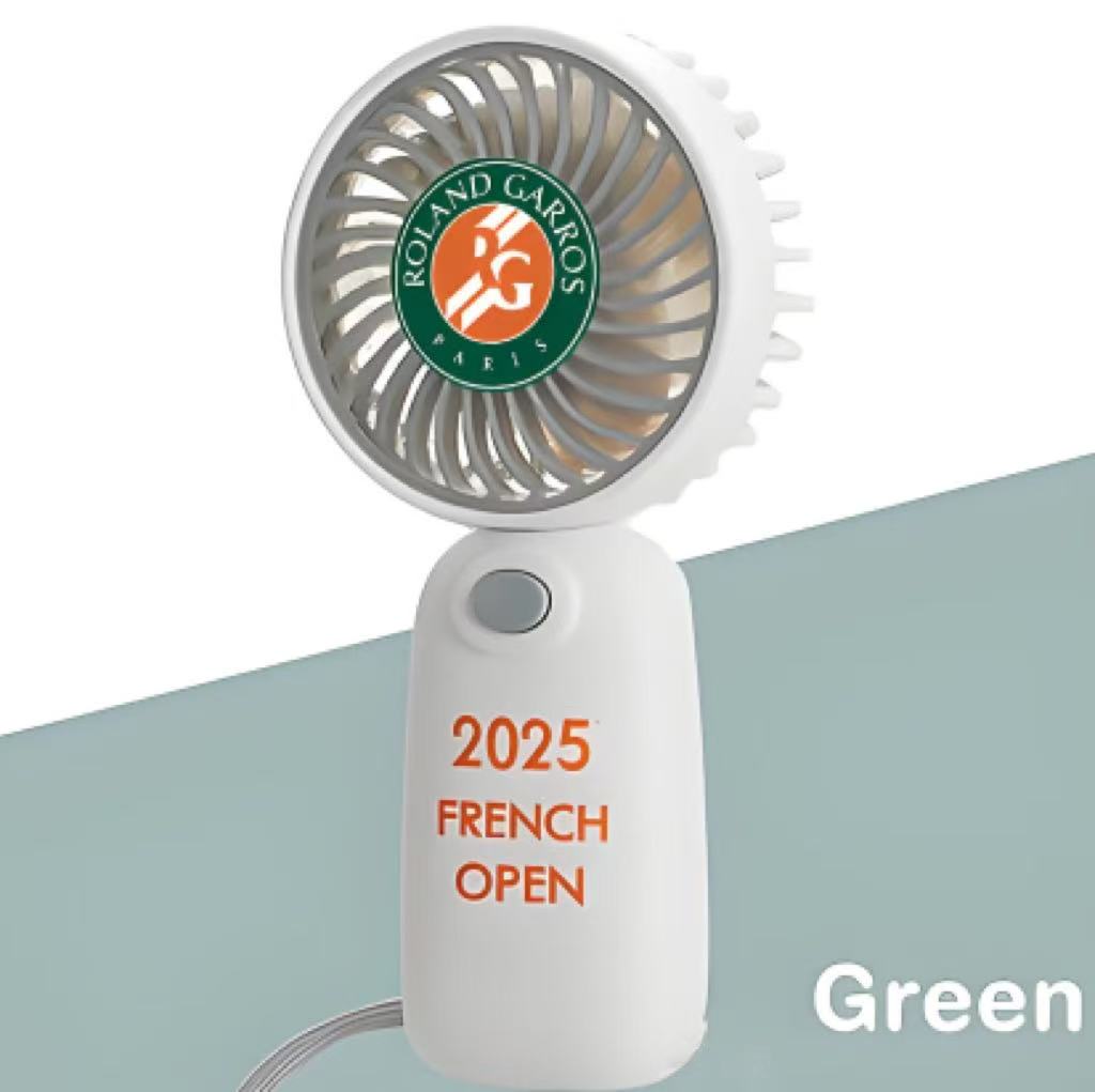 2025 French Open Limited Mini Handheld Fan