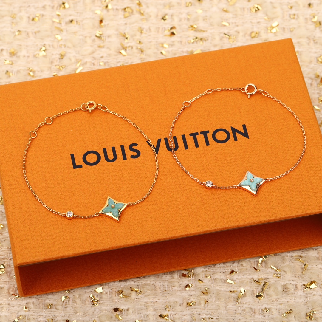 Louis Vuitton Amazonite Bracelet