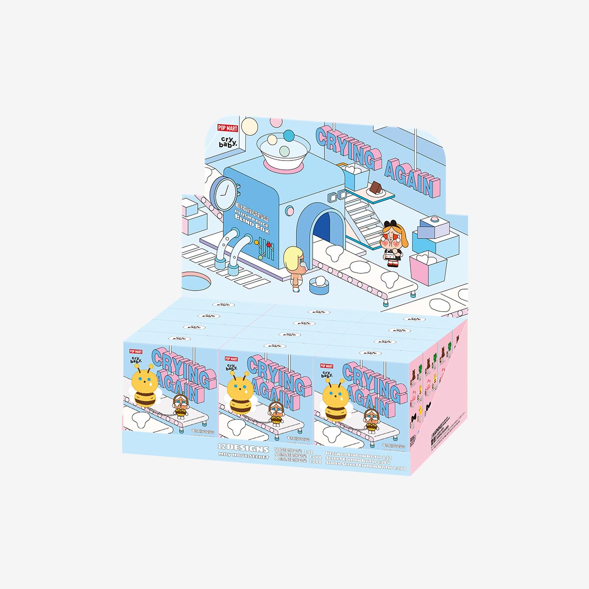 CRYBABY Crying Again Series-Plush Badge Blind Box