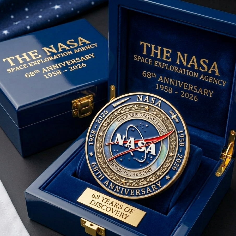 NASA 68th Anniversary Limited-edition Collectible Pin