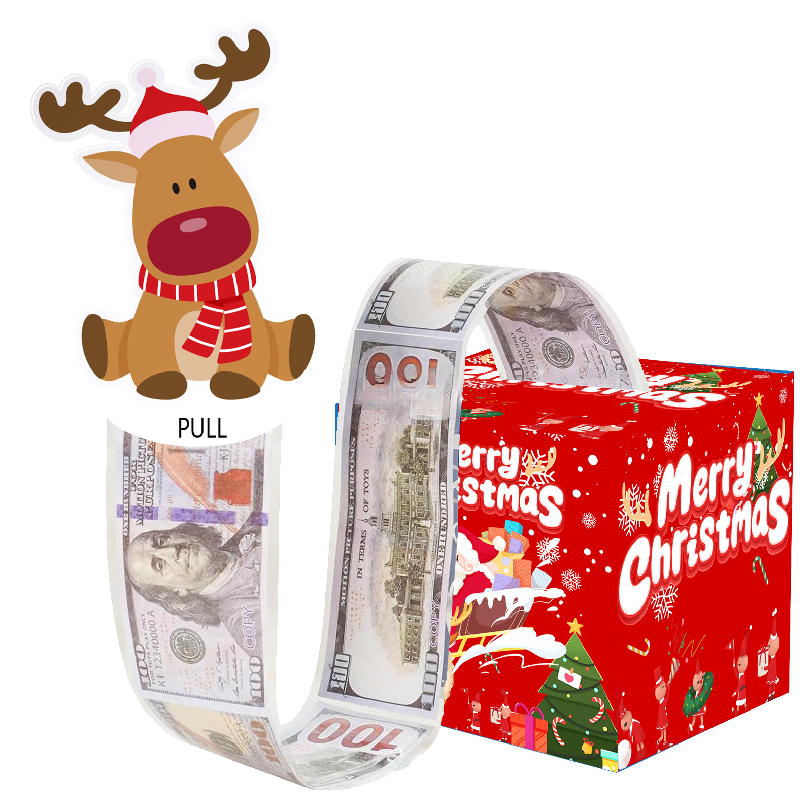 🎄Early Christmas Sale 49% OFF🎄Christmas Money Box for Cash Gift