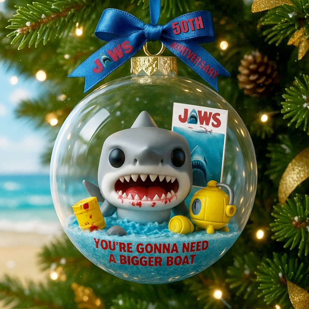 JAWS 50th Anniversary Commemorative Christmas Ornament