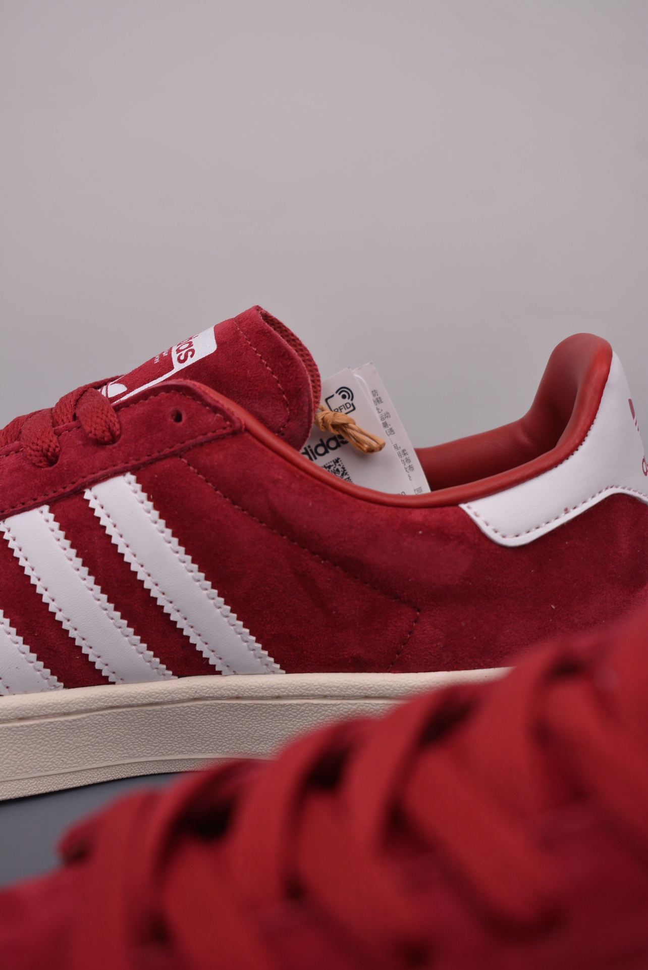 Adidas Originals Campus Suede Burgundy White BZ0087