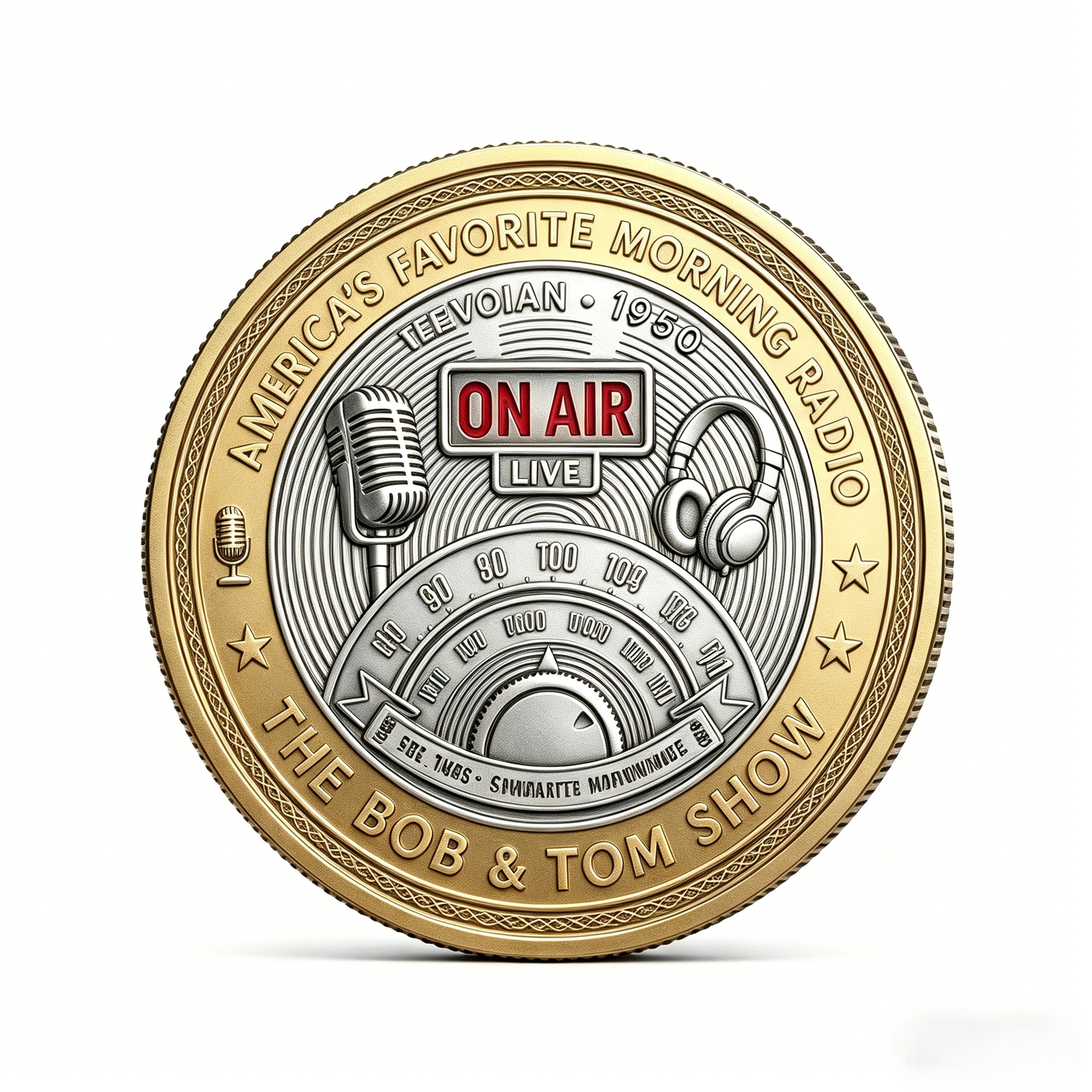 🎙️ Bob Kevoian Legacy Coin: The Voice & The Laugh – Bob & Tom Tribute 📻