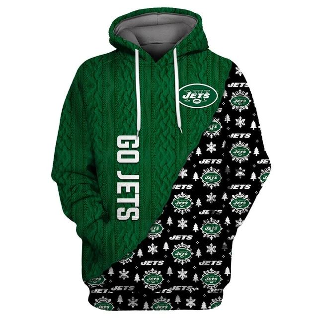 NEW YORK JETS 3D CHRISTMAS HOODIE ABC04