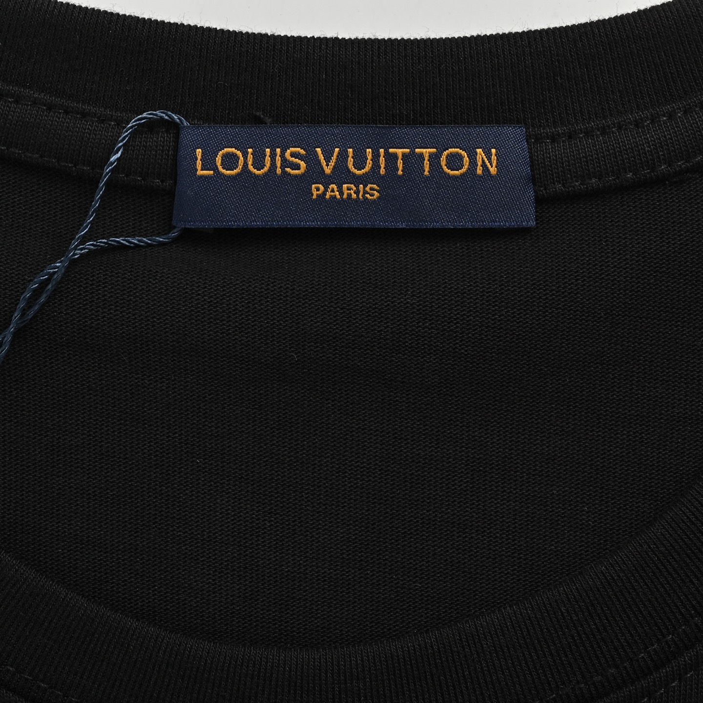 Louis Vuitton 25ss flocked lettering laminated short sleeves