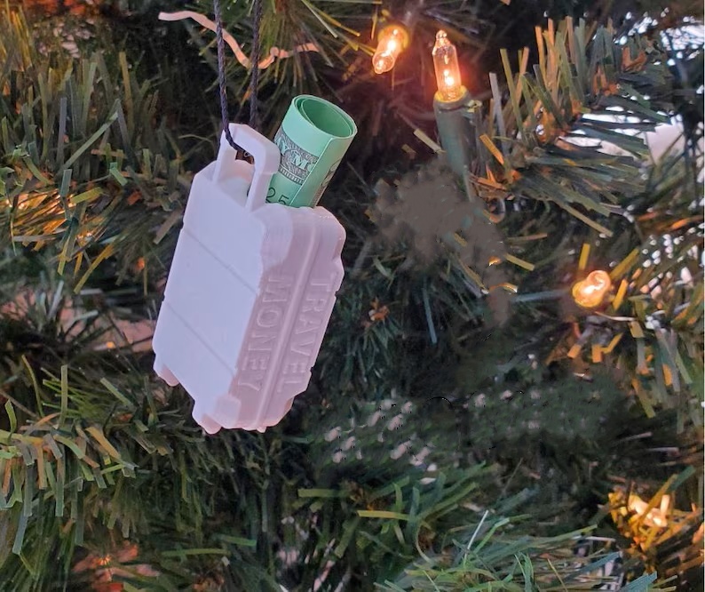 Airplane Cash Holder Ornament
