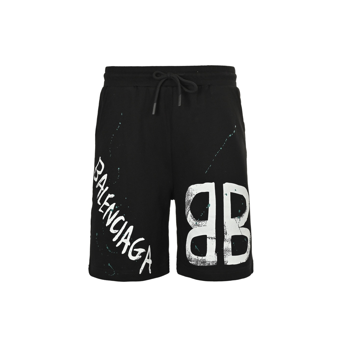 Balenciaga 25ss double B print shorts