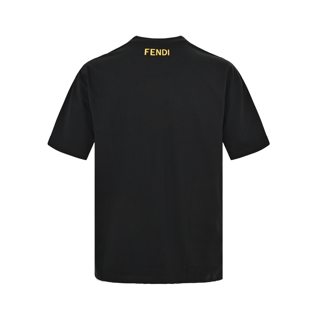 Fendi classic little monster rubber eyes short sleeve
