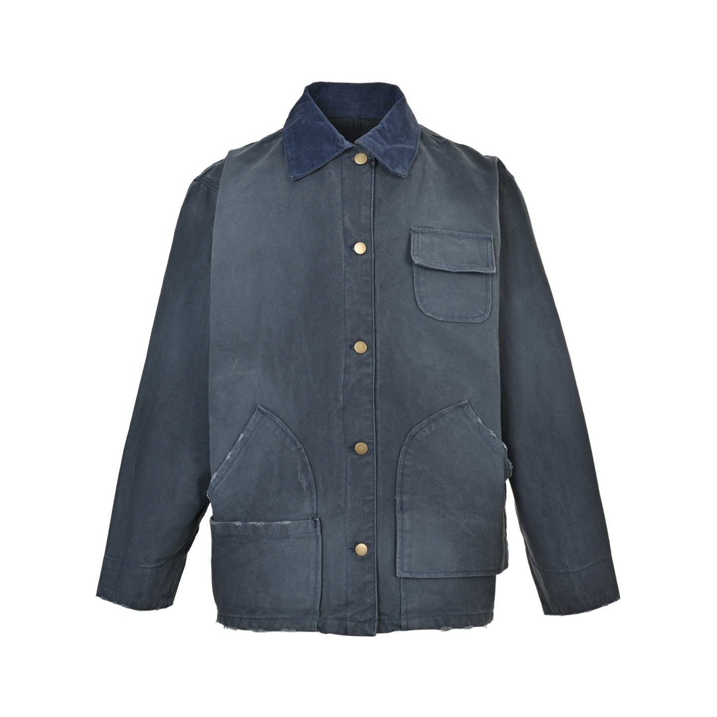 Prada 25Fw multi-pocket French denim jacket