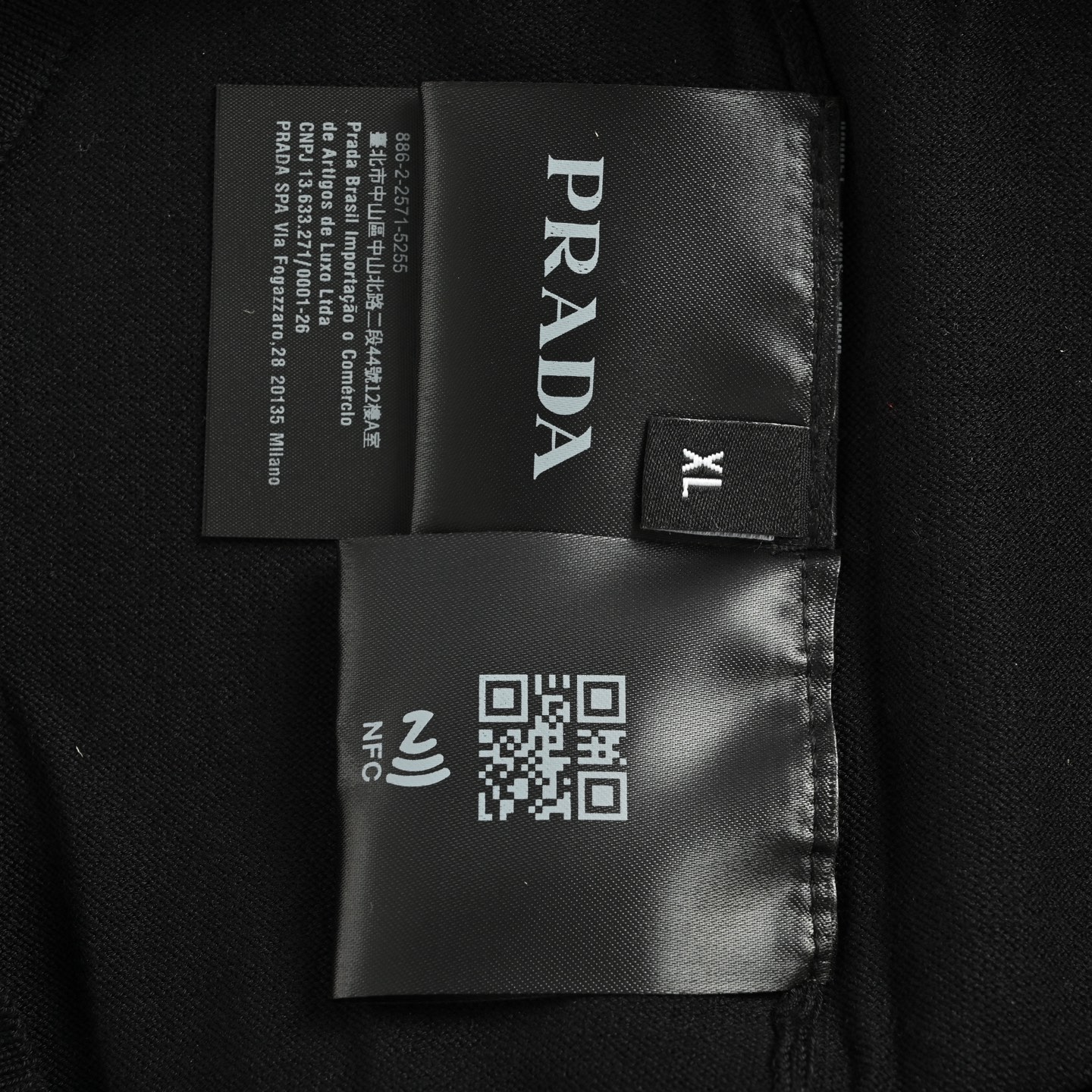 Prada 25ss Striped Cable Knit Polo Short Sleeve