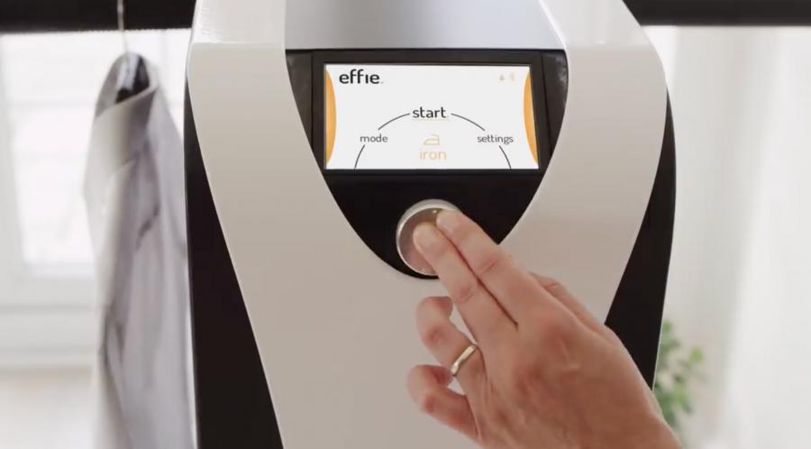 This Automatic Clothes Ironing Robot Irons Up to 12 Articles of Clothing at Once