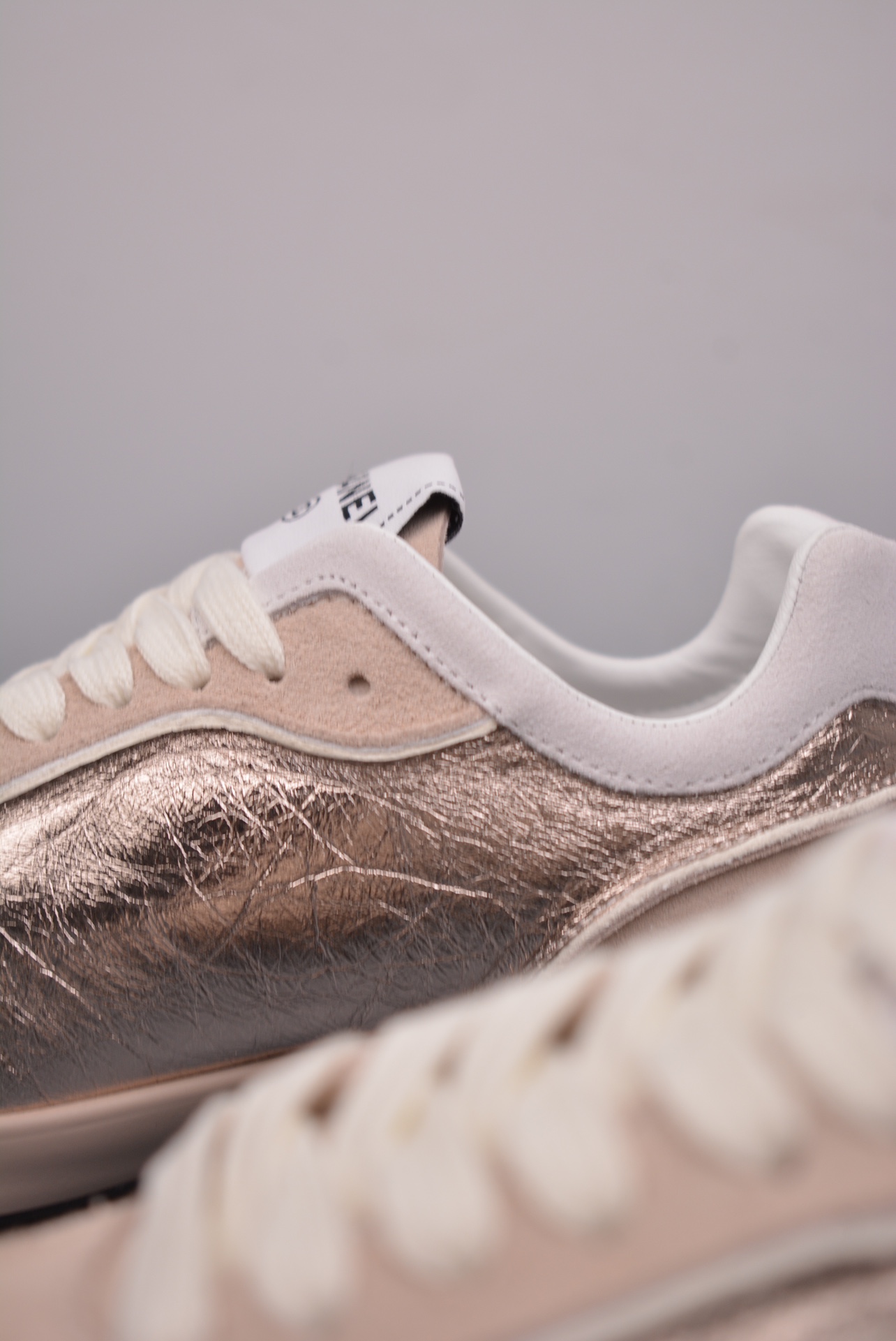 Chanel A25 CC Calfskin Trainers Sneaker Rose Gold