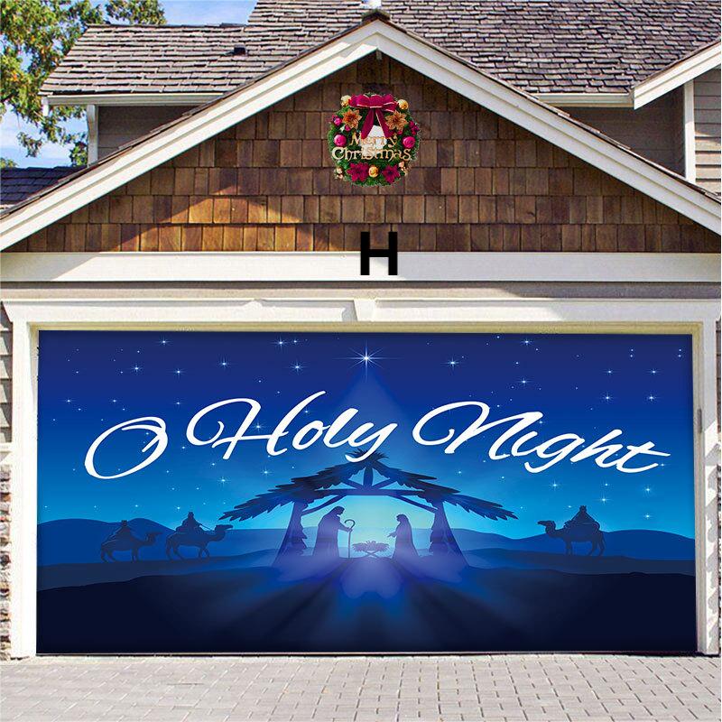 Hot Sale-2023 New Christmas Garage Door Decoration