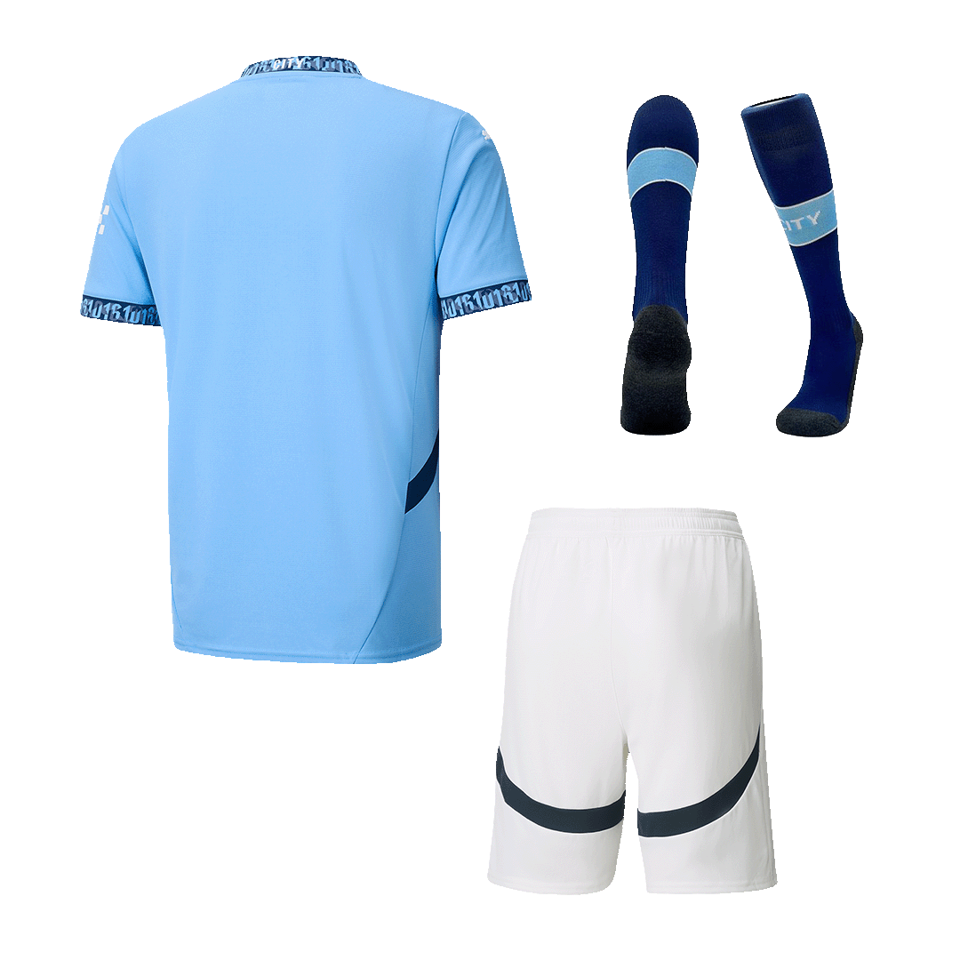 Manchester City Home Football Shirt Set (Shirt + Shorts + Socks) 2024/25