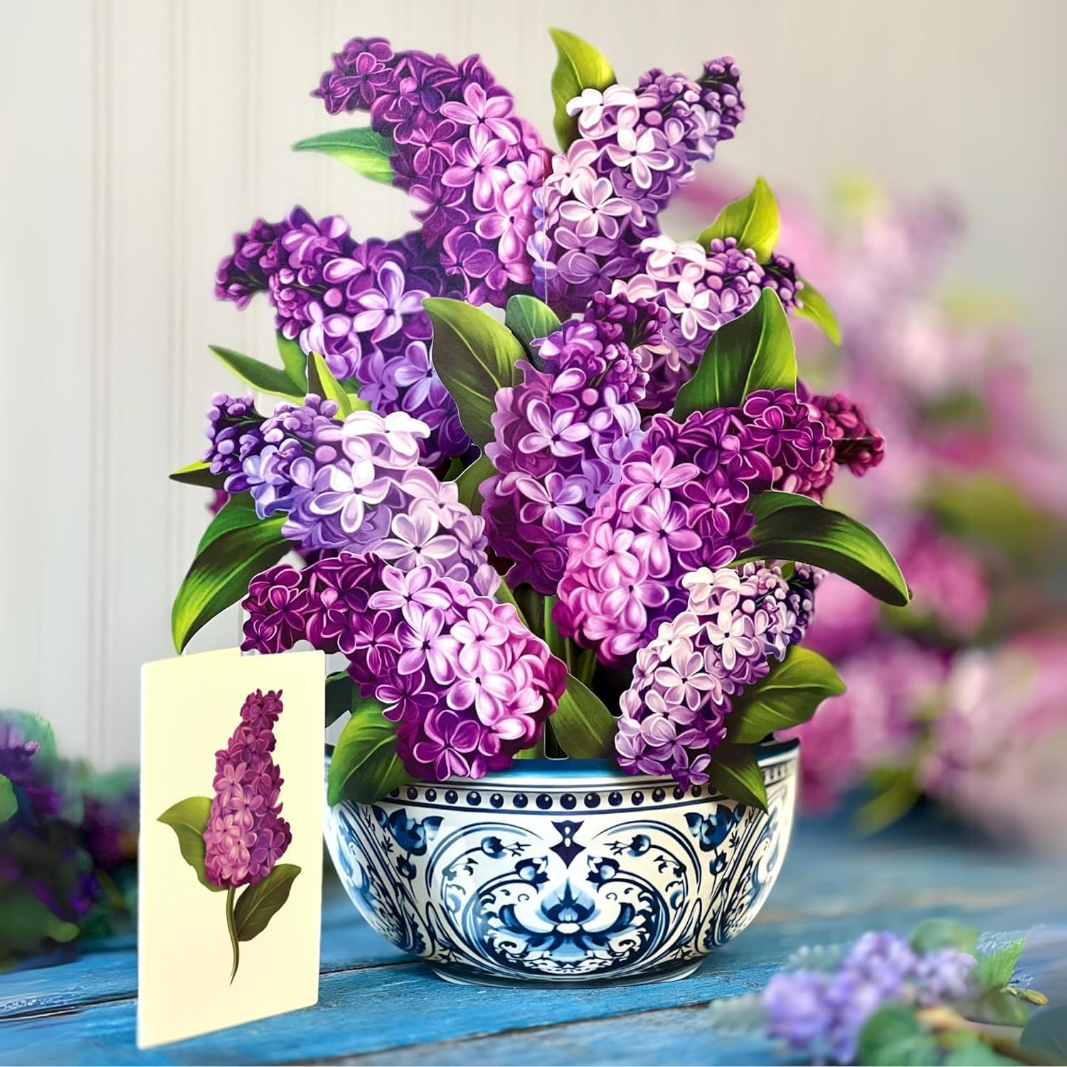 💐💐Vibrant 3D Bouquet - (Creative Holiday Blessing Gift Card)