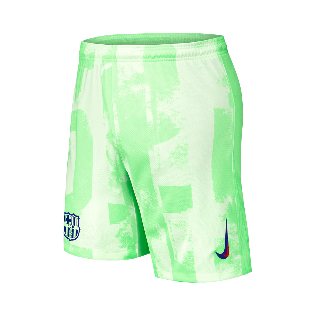 Barcelona Third Away Football Shirt Kit (Shirt + Shorts) 2024/25 - UCL (Spotify Logo without Text)