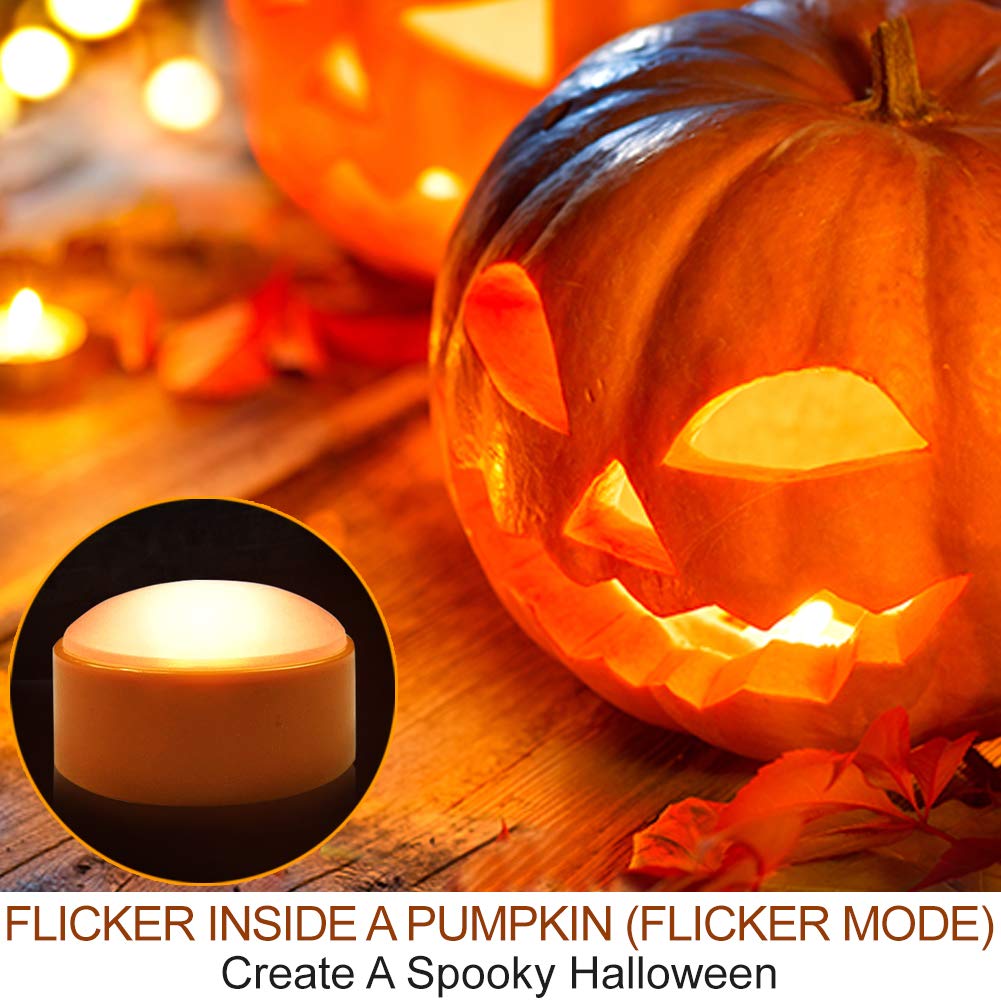 💥ON SALE💥2-Pack Orange LED Pumpkin Lights with Timer & Remote 🎃 🧡