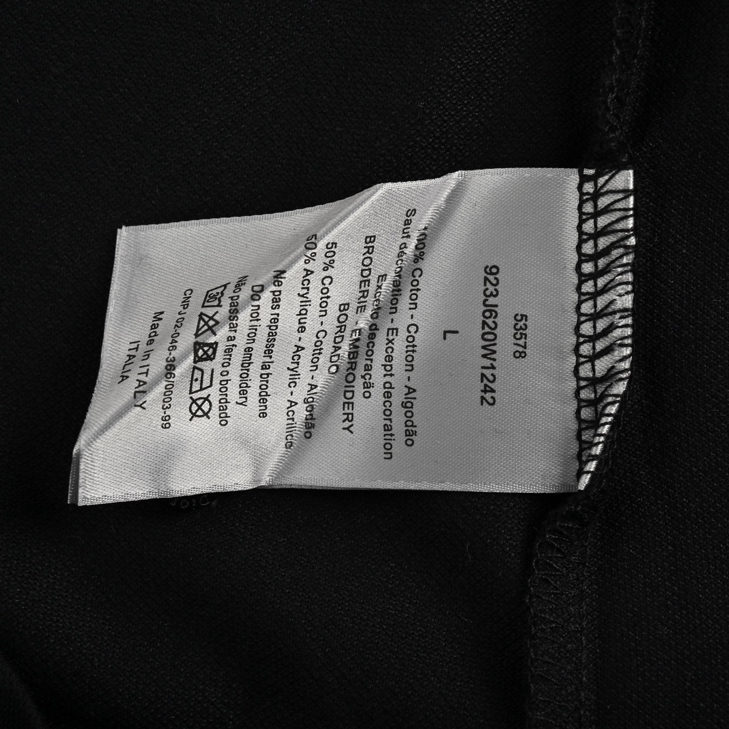 Dior 25ss back collar letter jacquard Polo short sleeve