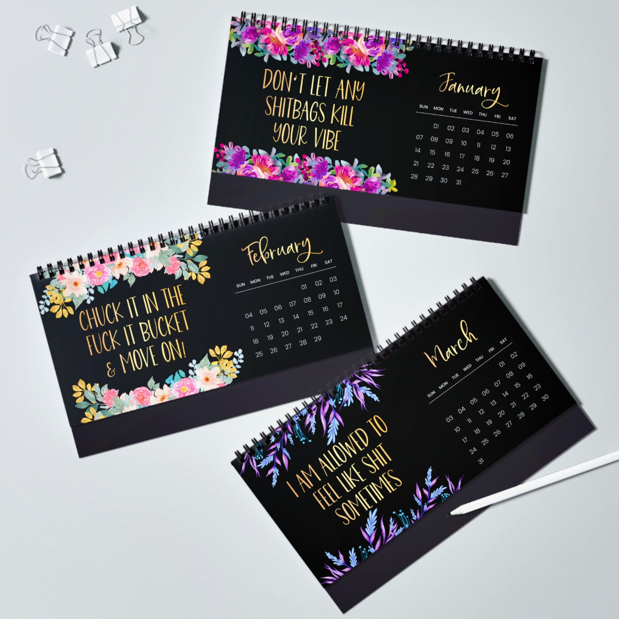 2024 Calendar For Tired-Ass Mom