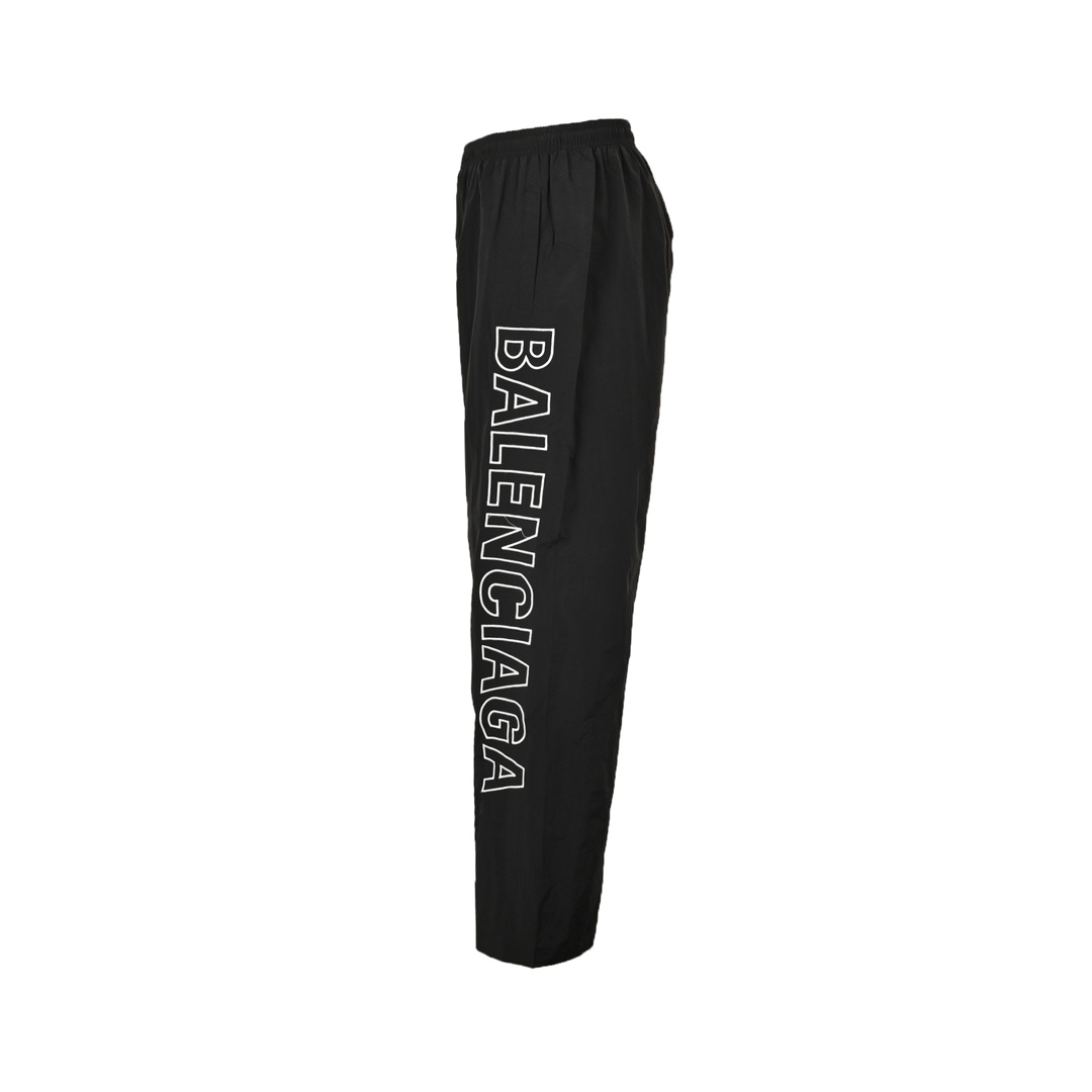 Balenciaga 24Fw hollow letter embroidered trousers