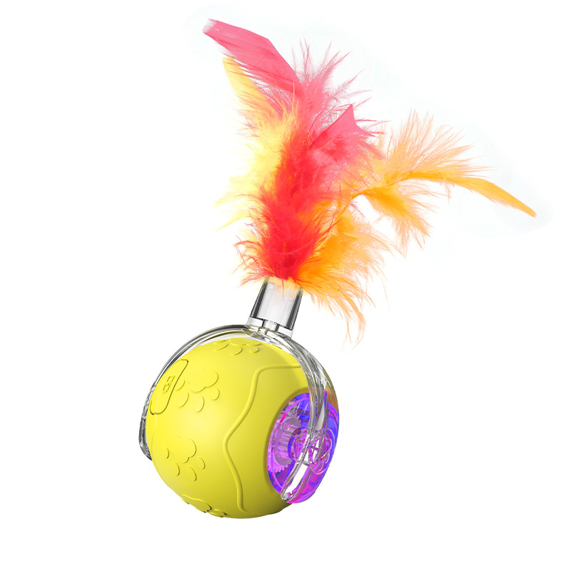 🐱Cat&Dog Toy - Interactive USB Rechargeable Ball Toy on Rug , Anti-Depression Fun Gift for Cats & Dogs