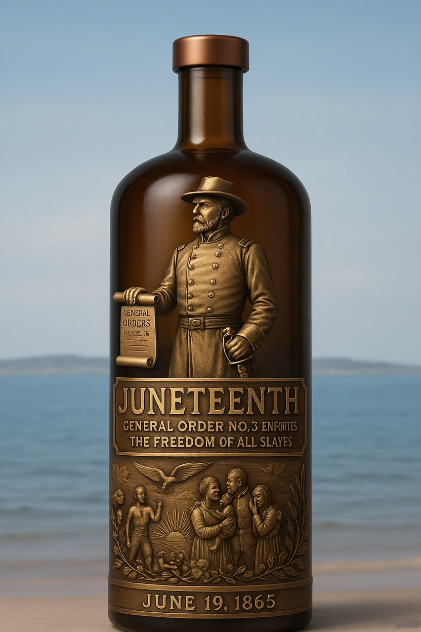 Limited edition commemorative wine bottle for the June Festival