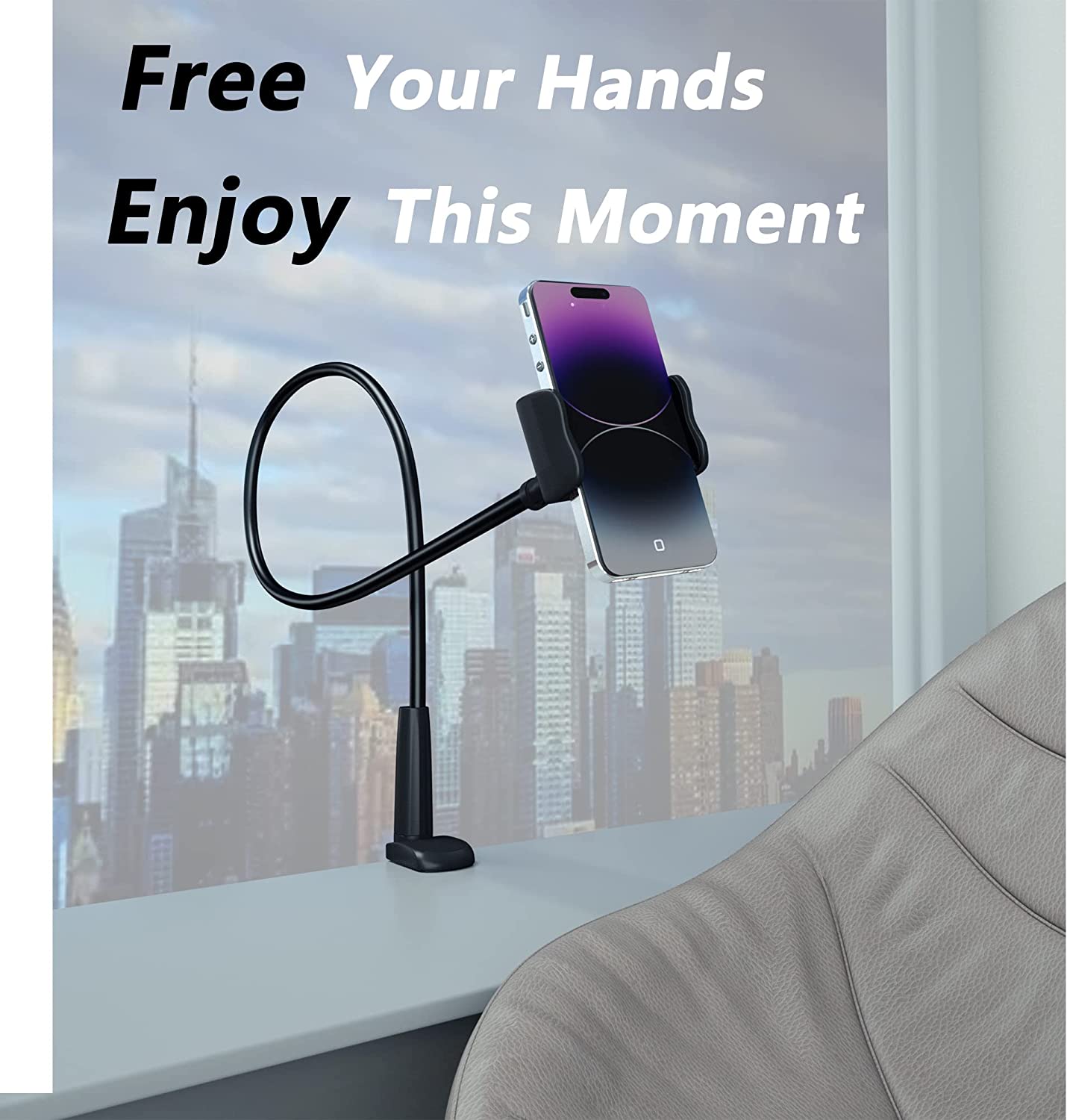 🔥Last Day-[SAVE 50% OFF]--360° Adjustable Flexible Phone Holder-BUY 2 GET 10% OFF & FREE SHIPPING