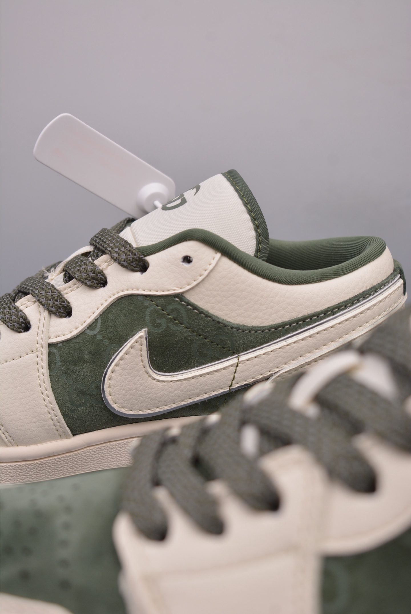 Gucci x Nike Air Jordan 1 Low Grey Green FC1688-198