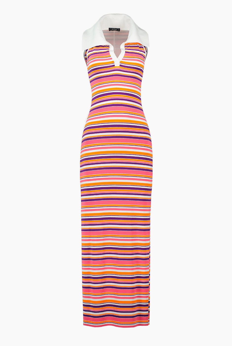 Vestido maxi sin mangas y escote en V