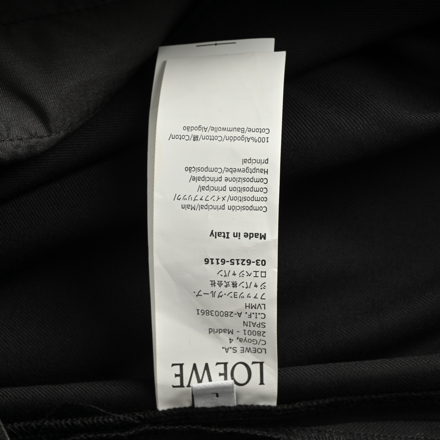 Loewe Anagram Web Belt Trousers