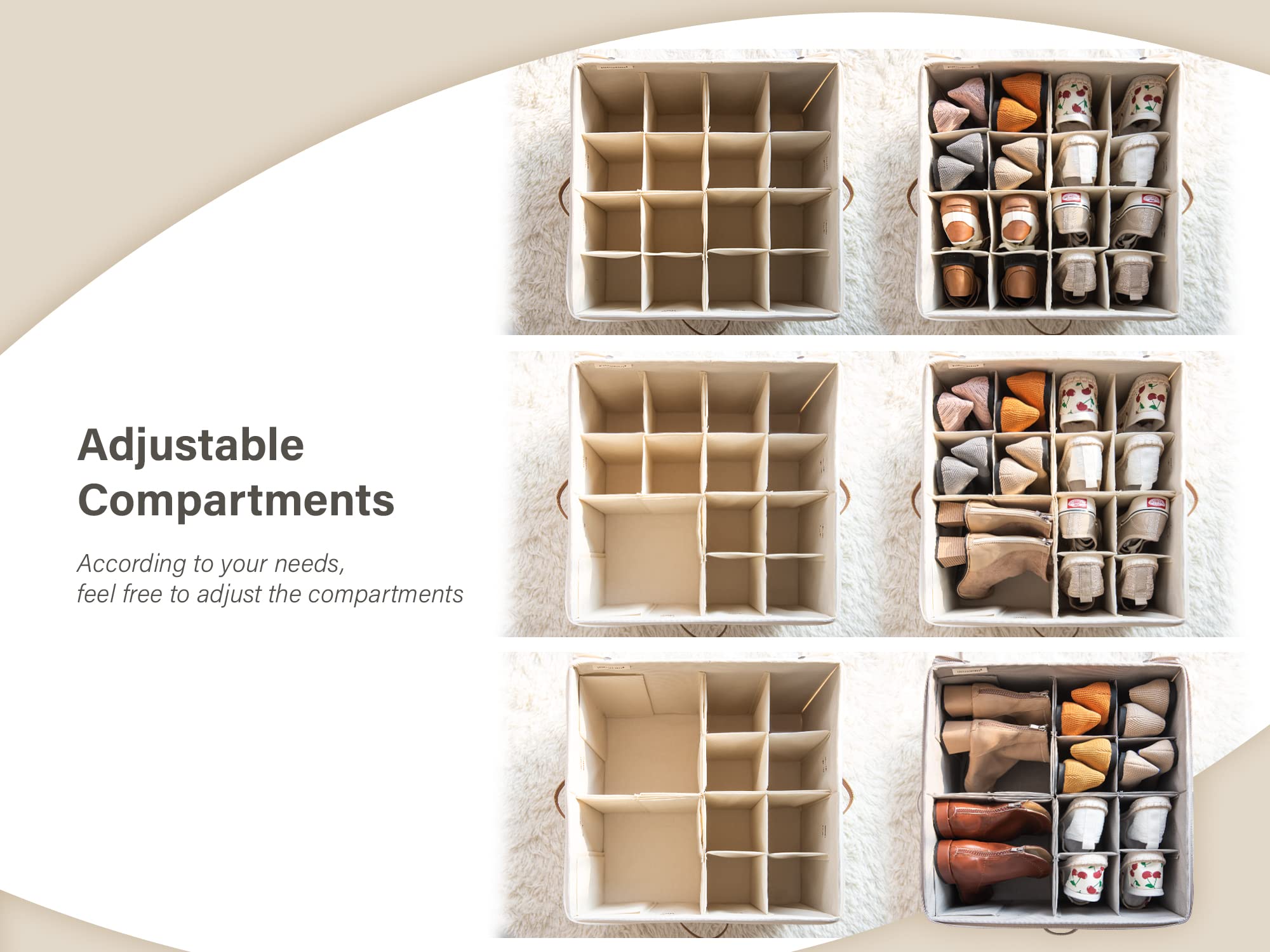 👍Last Day Promotion 60% OFF💥Extra Large Shoe Organizer for Closet - Limited time Free shipping📦