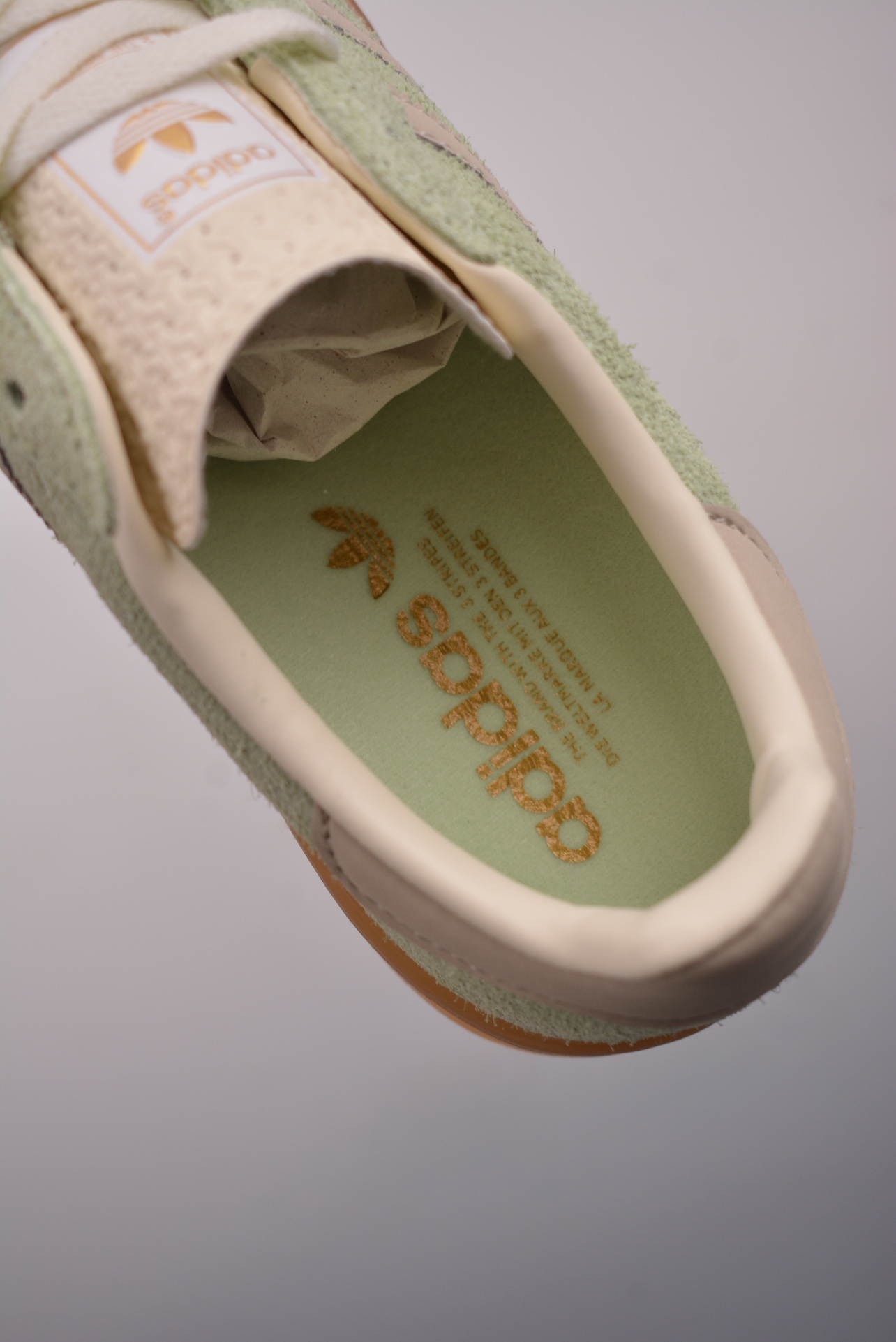 Adidas Gazelle Indoor Trainers Matcha Green Beige IE2948