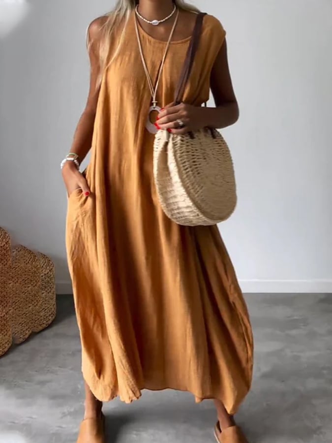 Printed Slip Dress
