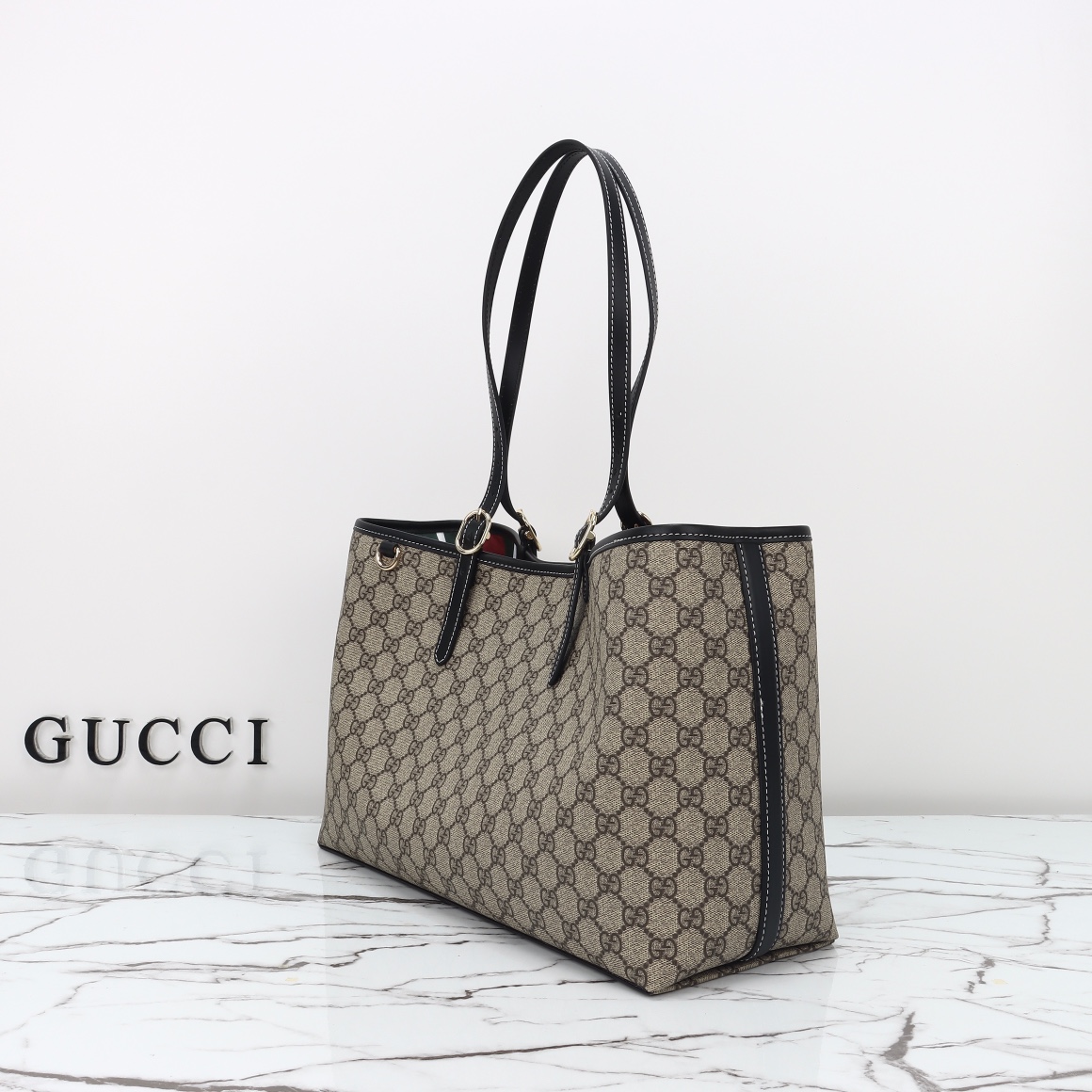 Gucci GG Emblem XL Tote Bag 815213 FAD6L 9741